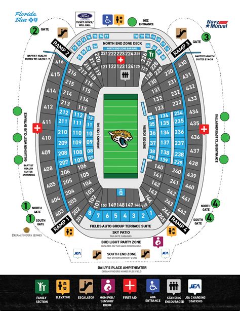 Tiaa Bank Field Seating Chart