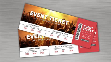 Ticket Design Template