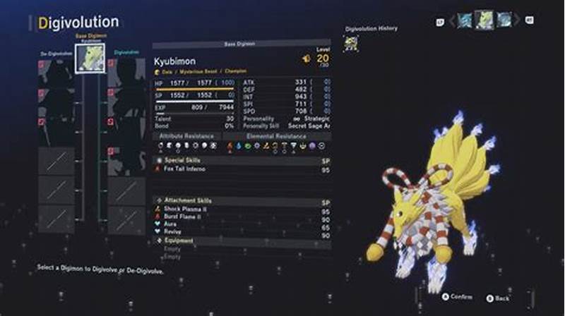 Time Stranger Digivolution Chart