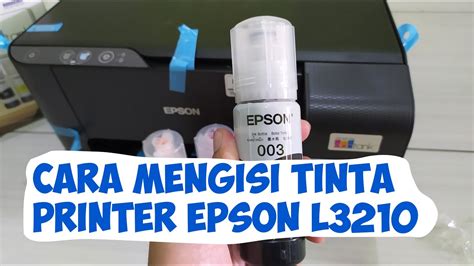 Tinta Printer Epson L3210 Tidak Keluar