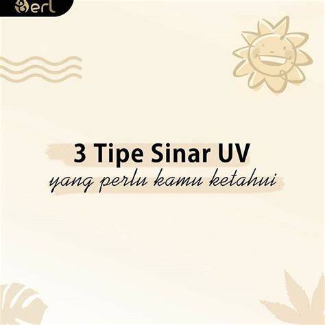 Tipe Sinar UV
