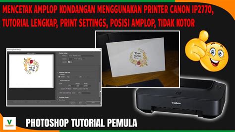 Tips print amplop canon