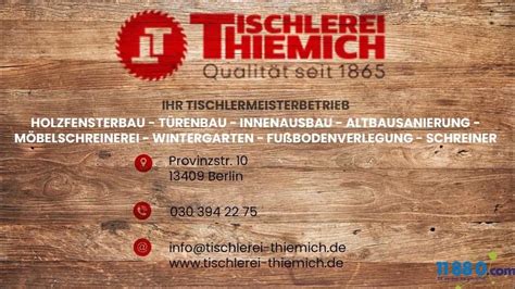 Tischlerei Thiemich GmbH - Bau- und Möbeltischlerei Qualität seit 1865