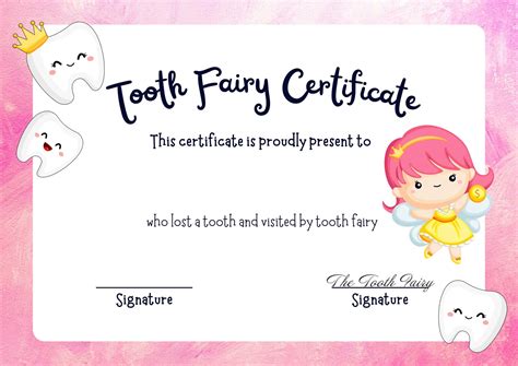 Tooth Fairy Template