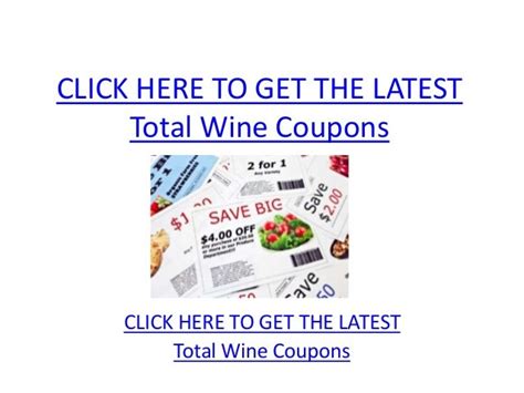 Total Wine Printable Coupons