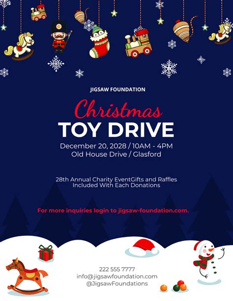 Toy Drive Flyer Template Free