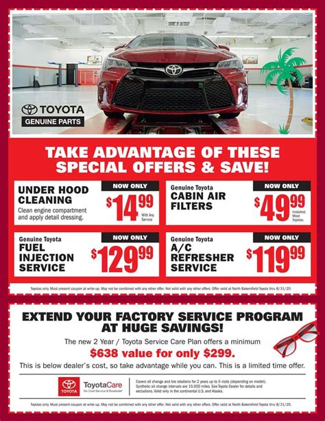 Toyota Service Coupons Printable