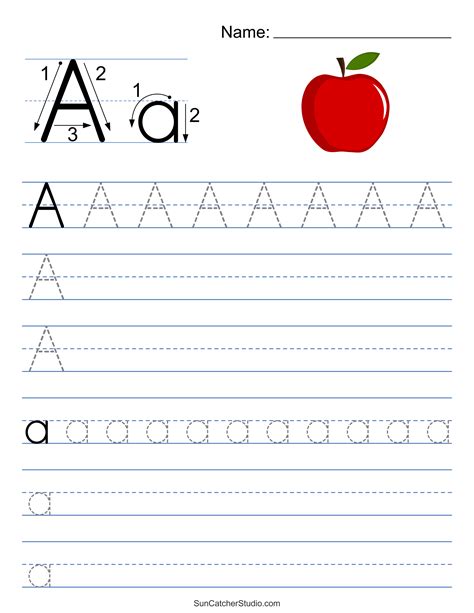 Trace Letter Printable