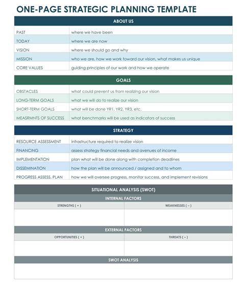 Tracking Strategic Plan Progress Template