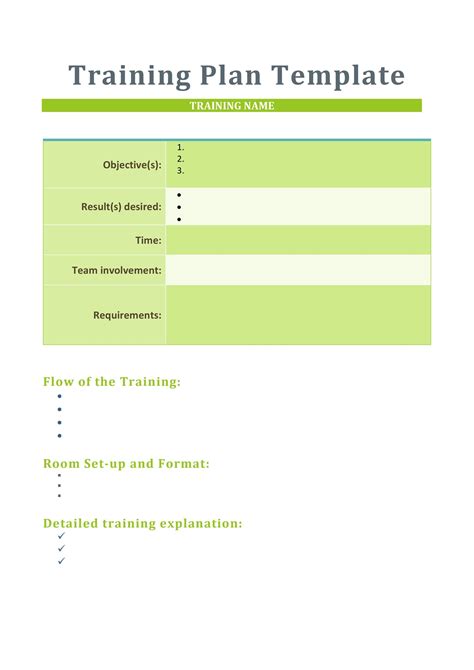 Training Guide Template