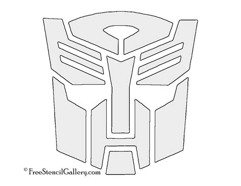 Transformer Pumpkin Template