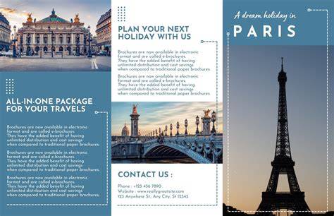 Travel Leaflet Template