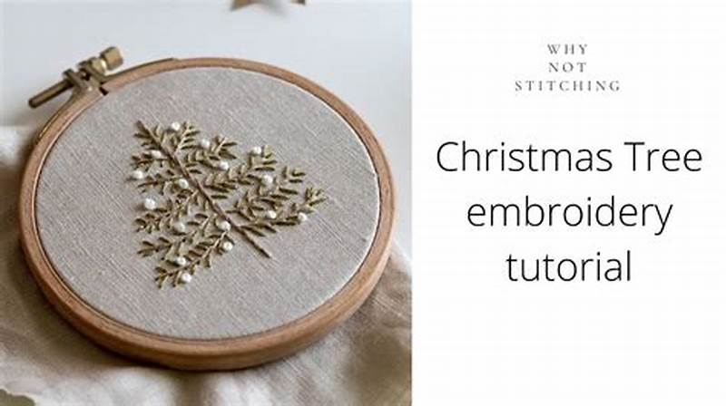 Tree Embroidery Pattern