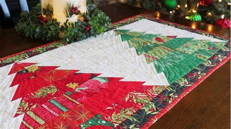Tree Farm Table Runner Pattern By Moda