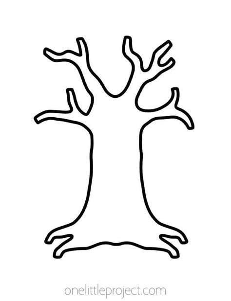 Tree Trunk Template