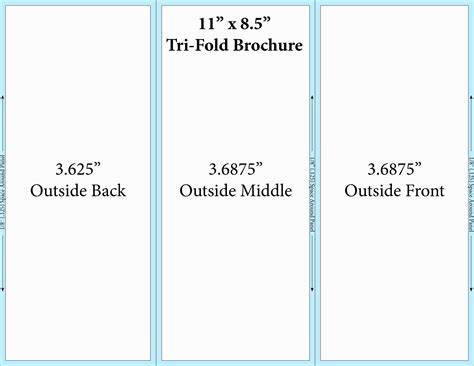 Trifold Brochure Template Word