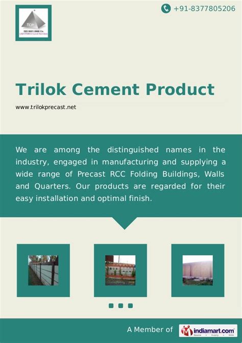 Trilok Cement Product