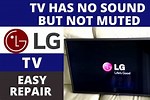 Troubleshooting LG TV No Sound