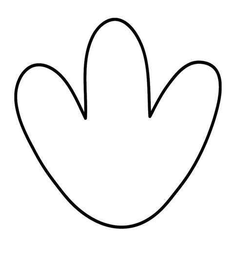 Turkey Feet Template