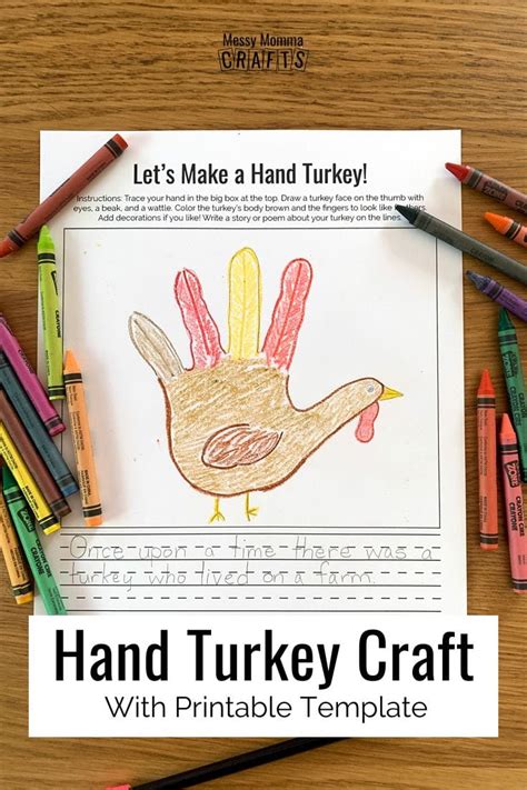 Turkey Hand Template