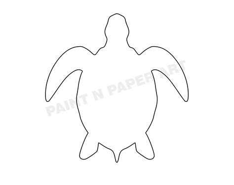 Turtle Drawing Template