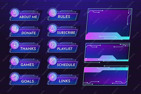 Twitch Panels Template