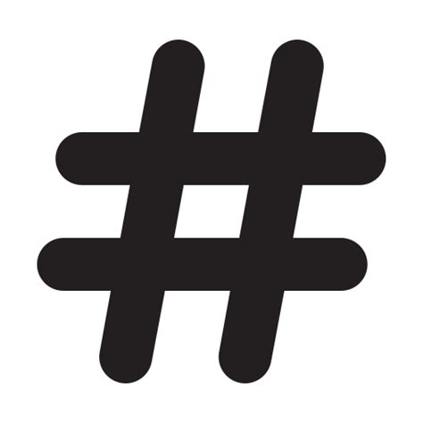 Twitter Hashtag Icon