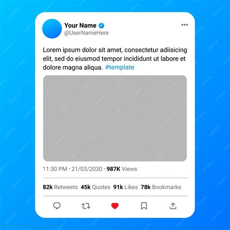 Twitter Page Template