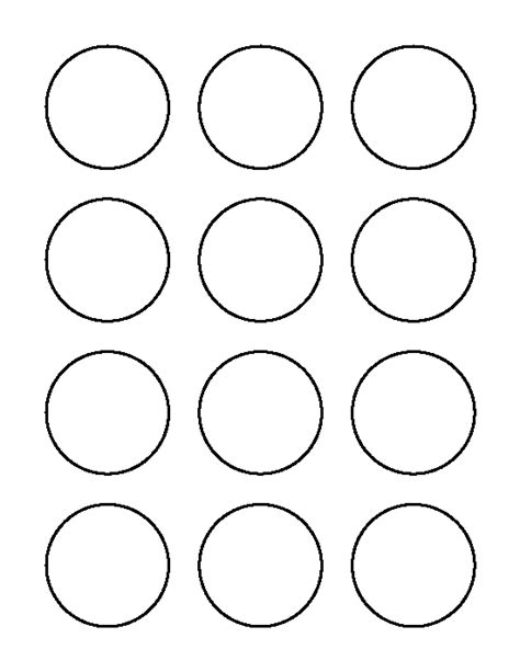 Two Inch Circle Template