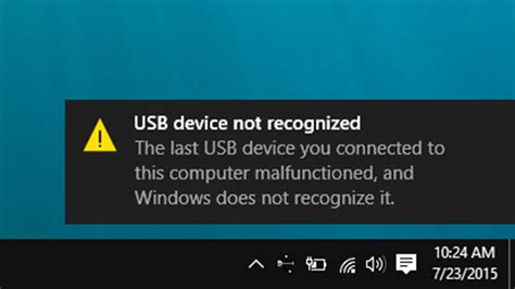 Device Not Recognized