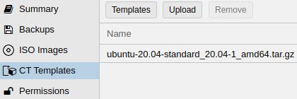 Ubuntu Lxc Template