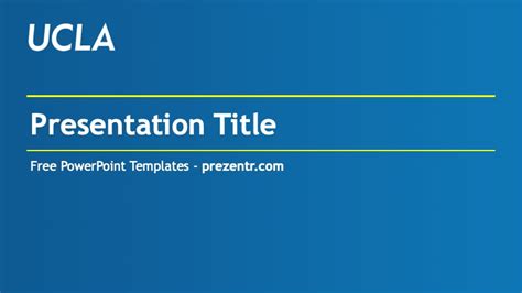 Ucla Presentation Template