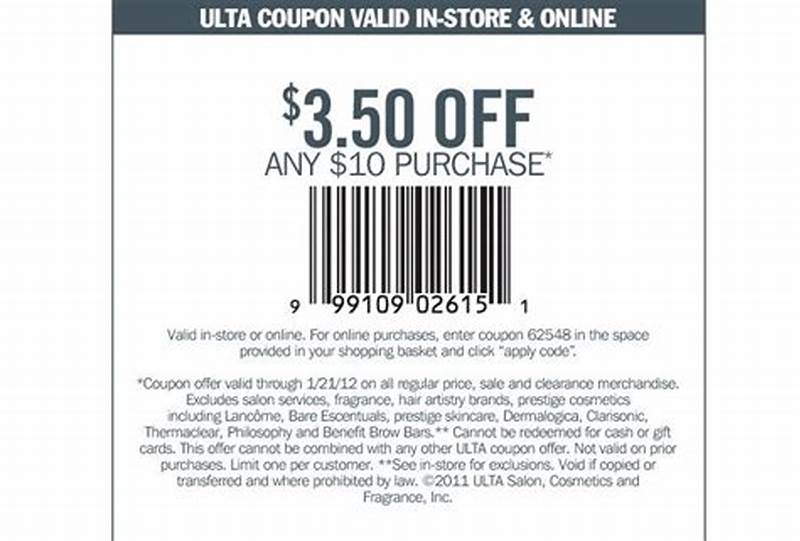 Ulta Coupon Code  10 Off  50 Printable