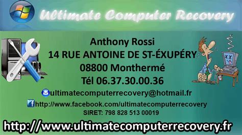 Ultimate Computer Recovery à Monthermé