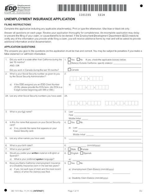 Unemployment Printable