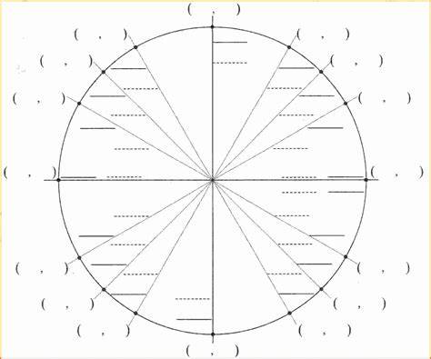 Unit Circle Blank Template