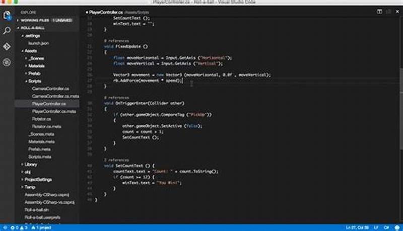 Unity Visual Studio Not Coloring Code