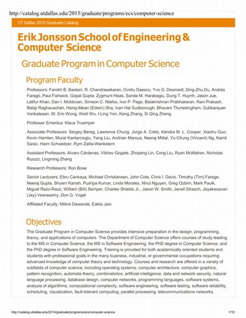 Uno Spring 2018 Catalog Computer Science Graduate