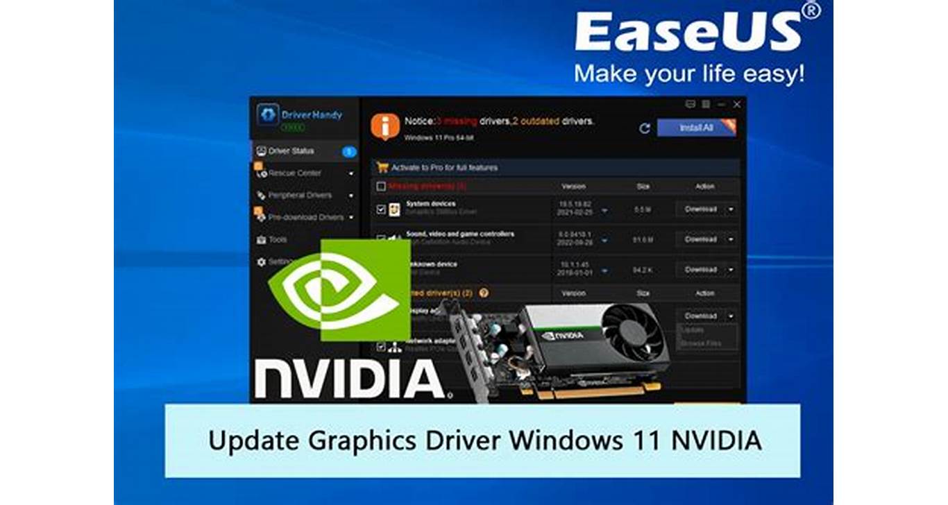 Update System and Graphics Card Drivers