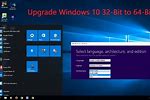 Update Windows 10 32-Bit to 64-Bit