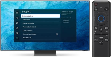 Updating Software and Firmware on Samsung TV