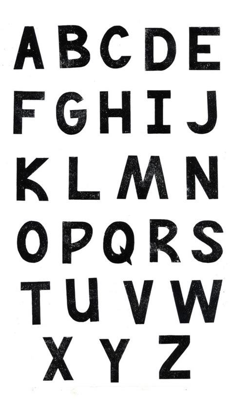 Uppercase Letters Printable