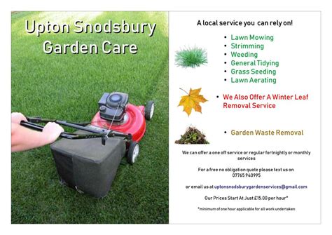 Upton Snodsbury Garden Care