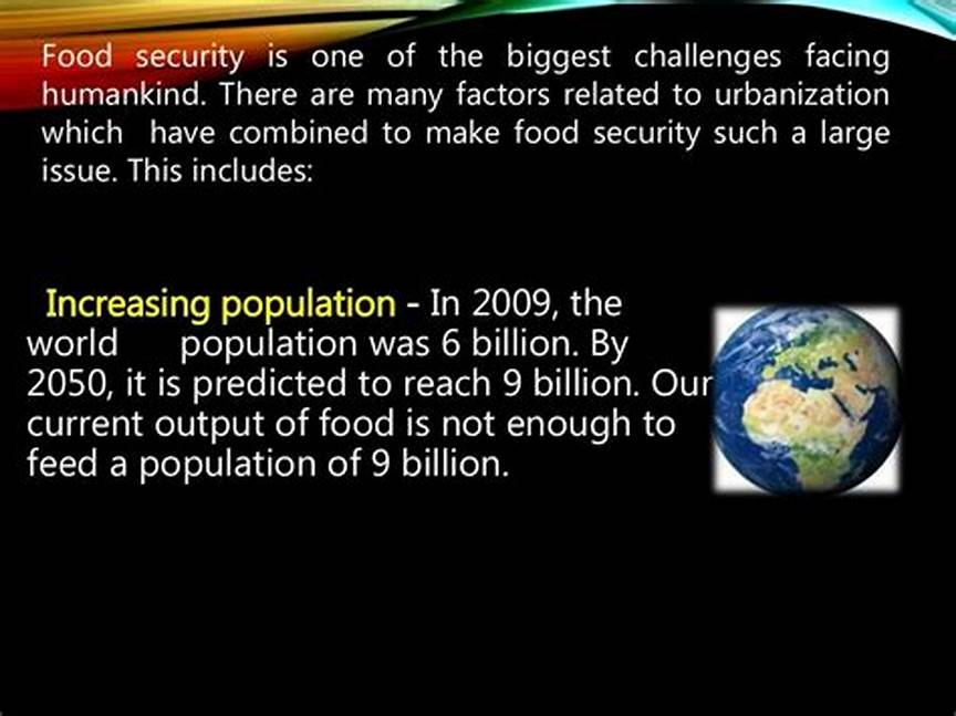Urbanization and Food Security