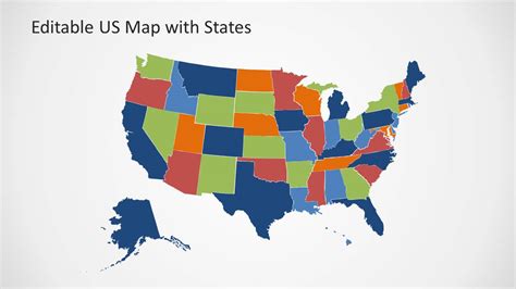Usa Map Template Powerpoint