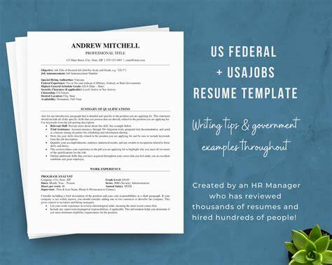 Usajobs Resume Template Word