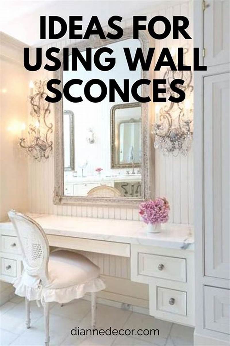 Use Wall Sconces To Copy Flashing Pattern