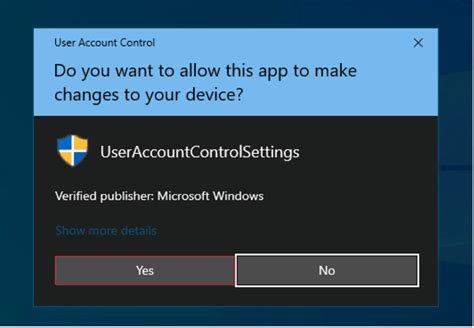 User Account Control Windows 10-Run