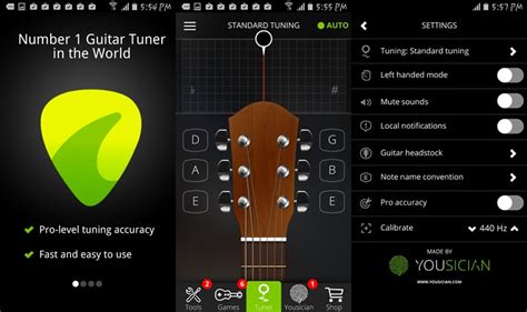 User Interface Guitar App
