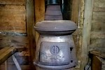 Using Antique Potbelly Stove